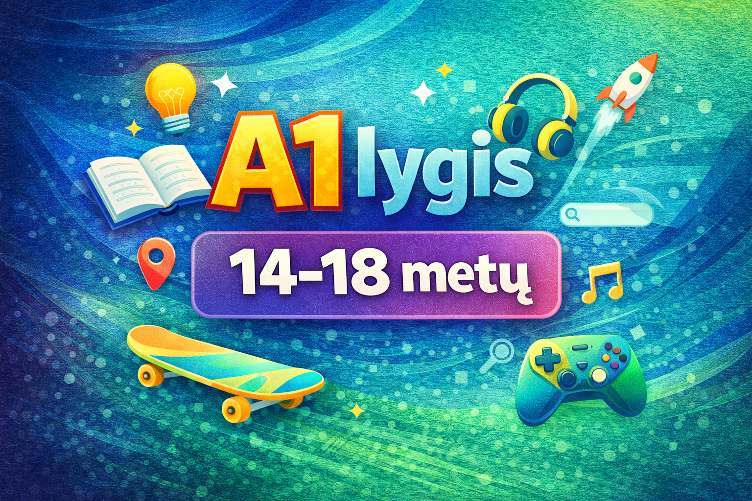 A1 lygis: 14-18 metų