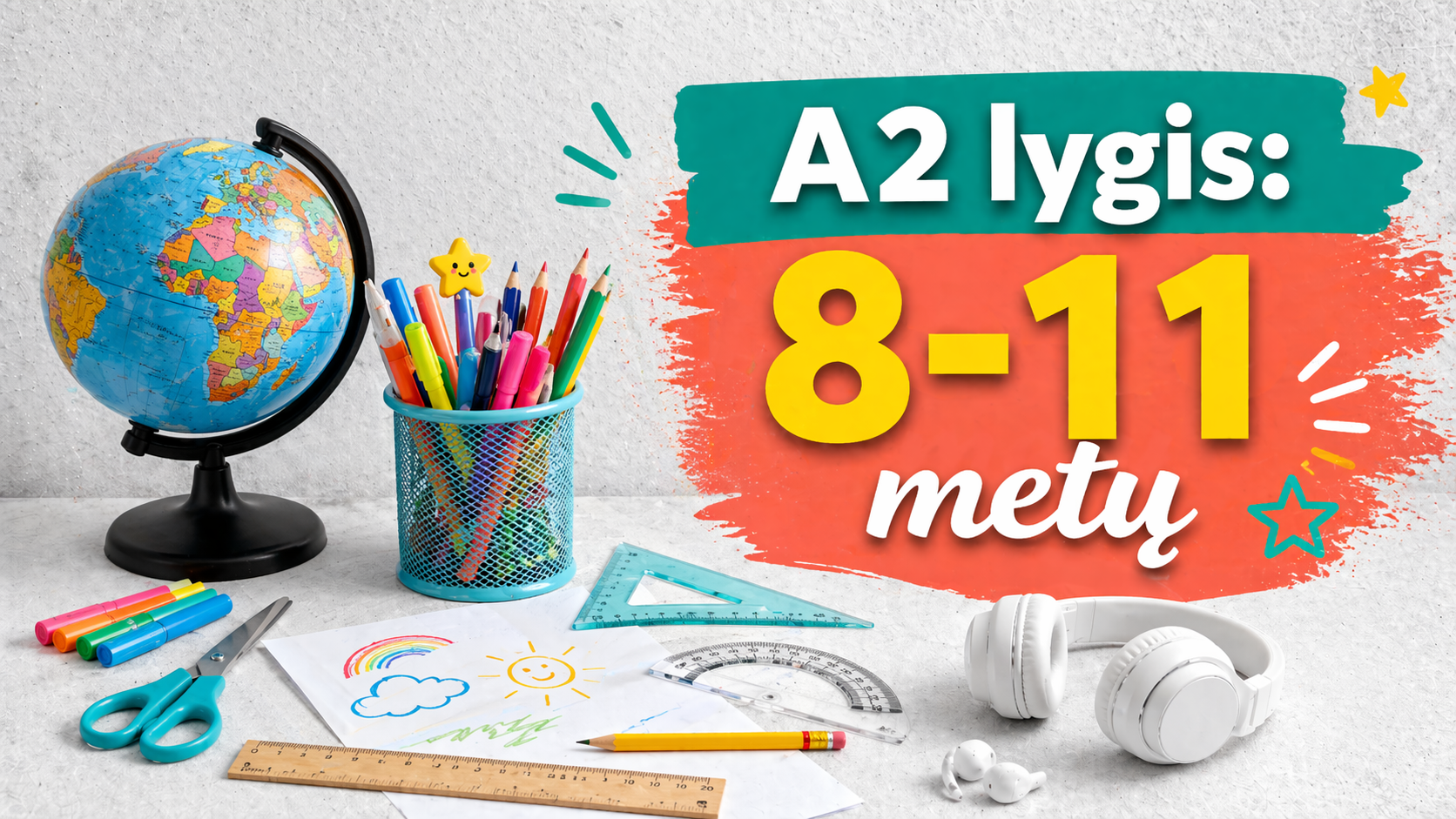 A2 lygis: 8-11 metų